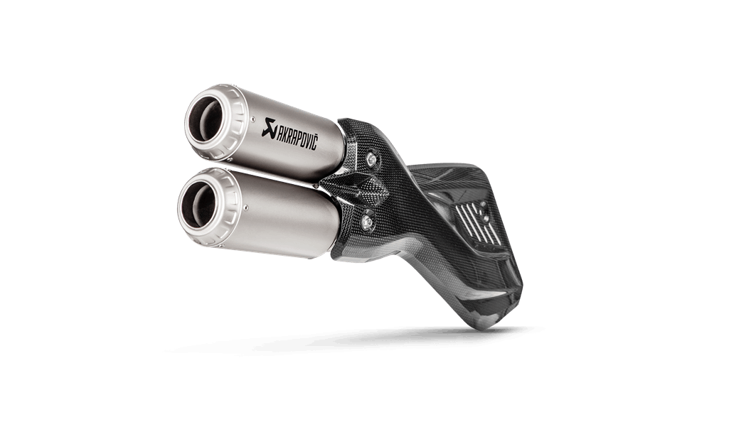 AKRAPOVIC DUCATI MULTISTRADA 950 / 950 S 2019 Slip On Line (Titanium) (S-D9SO10-HIFFT)