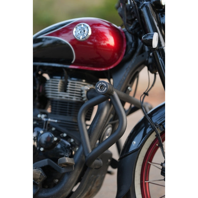 Motocare Crash Guard with Dual Sliders for Goan Classic 350 – Heavy Duty Engine Protection Guard