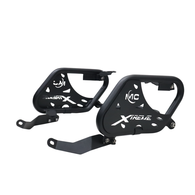 MotoCare Saddle Stay with Plate for Hero Xtreme 250R | Heavy-Duty Saddle Bag Carrier | Touring Luggage Support Frame