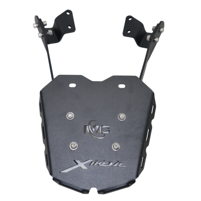 MotoCare CNC Plate Carrier for Hero Xtreme 250R | Heavy-Duty Rear Luggage Carrier | Precision Machined Protection Rack
