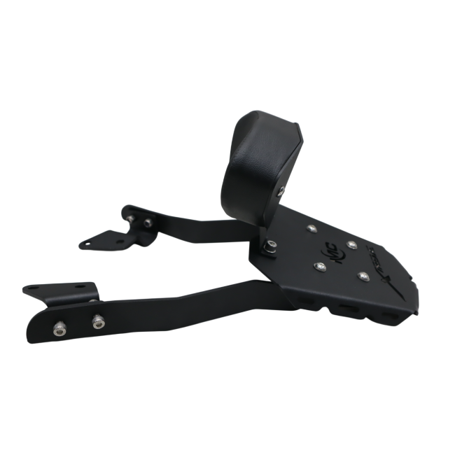 MotoCare CNC Carrier with Backrest for Hero Xtreme 250R | Heavy-Duty Luggage Rack with Pillion Support | Touring Comfort Carrier