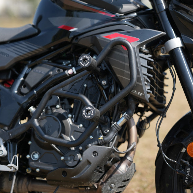 MotoCare 4 Slider Crash Guard for Hero Xtreme 250R | Heavy-Duty Engine Protection Bar | Dual Side Safety Frame