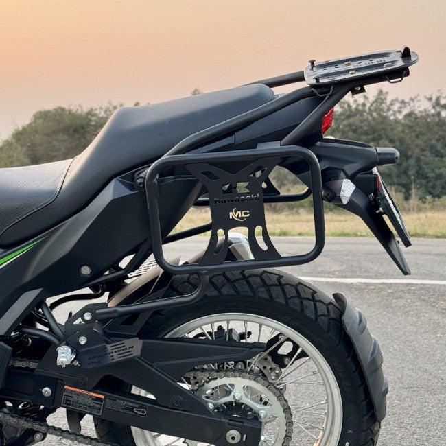Motocare Saddle Stay with Plate for Kawasaki Versys 300 | Heavy Duty Saddle Bag Support Bracket | Touring Luggage Carrier Mount