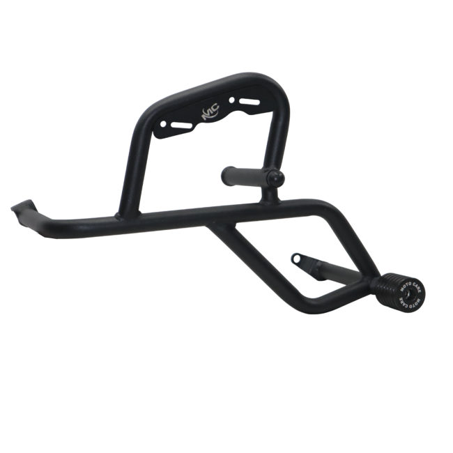Motocare Crash Guard with Dual Sliders for Kawasaki Versys 300 | Heavy Duty Engine Protection Crash Bar | Adventure Touring Frame Guard