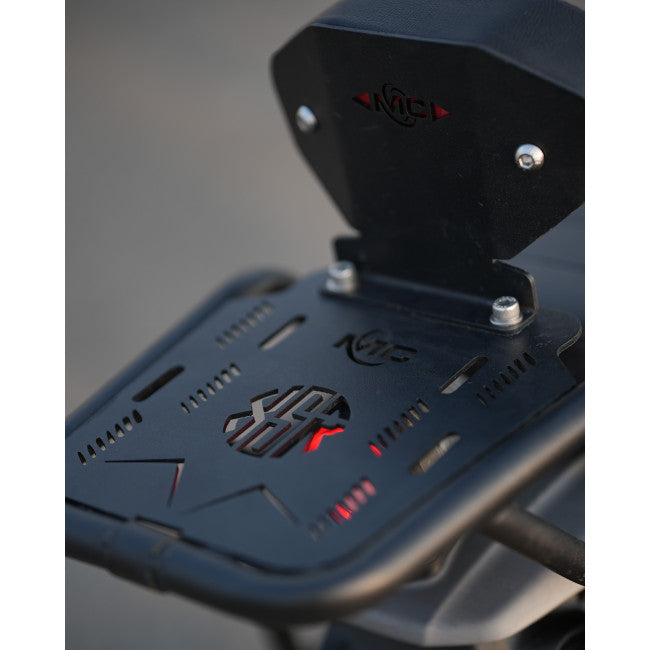 Motocare Pipe Carrier with Backrest for Yamaha XSR 155 | Heavy Duty Luggage Rack & Pillion Back Support