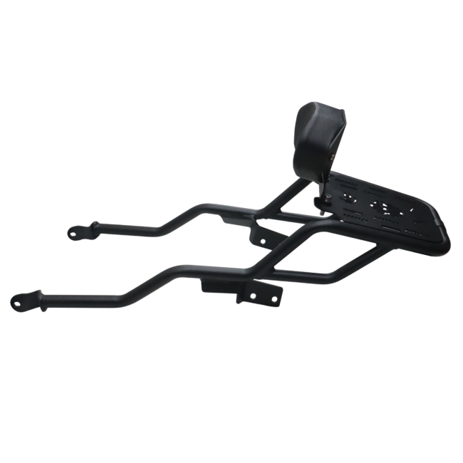 Motocare Pipe Carrier with Backrest for Yamaha XSR 155 | Heavy Duty Luggage Rack & Pillion Back Support