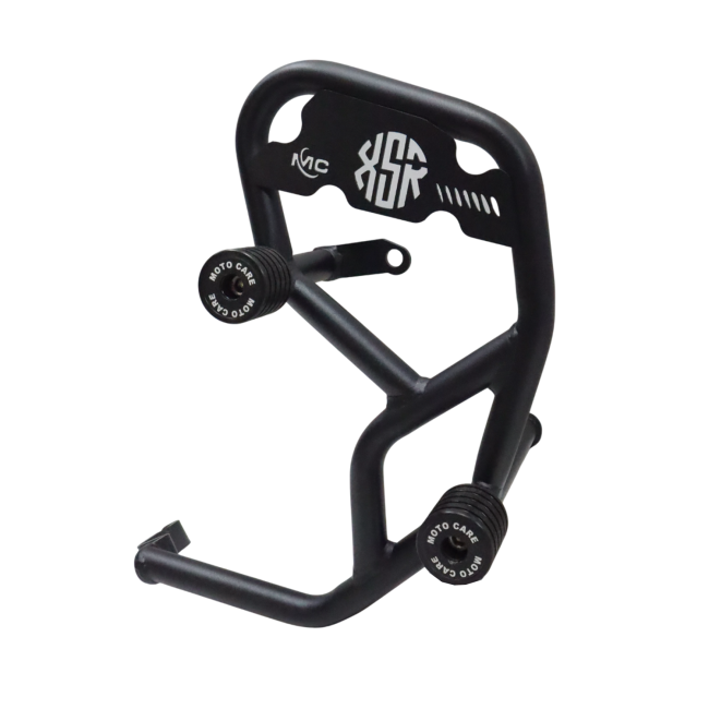 Motocare 4 Slider Crash Guard for Yamaha XSR 155 | Heavy Duty Engine Protection Crash Bar | Frame Guard with Four Impact Sliders