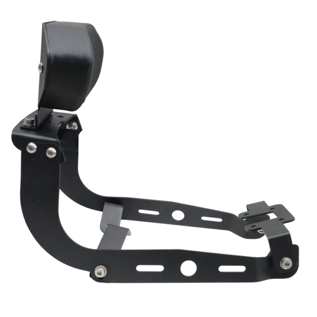 Motocare Seat Ring with Backrest for Yamaha XSR 155 | Rear Seat Frame Ring with Pillion Back Support | Retro Motorcycle Backrest Guard