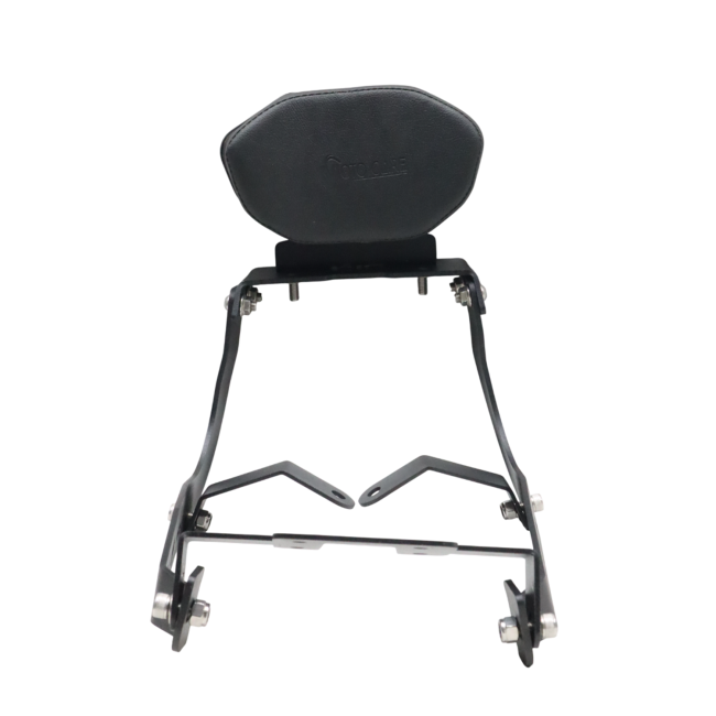 Motocare Seat Ring with Backrest for Yamaha XSR 155 | Rear Seat Frame Ring with Pillion Back Support | Retro Motorcycle Backrest Guard