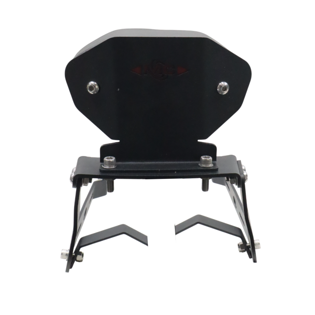 Motocare Seat Ring with Backrest for Yamaha XSR 155 | Rear Seat Frame Ring with Pillion Back Support | Retro Motorcycle Backrest Guard