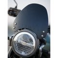 Motocare Small Visor with Clamp for Yamaha XSR 155 | Motorcycle Windshield Flyscreen | Available in Clear, Smoke & Black