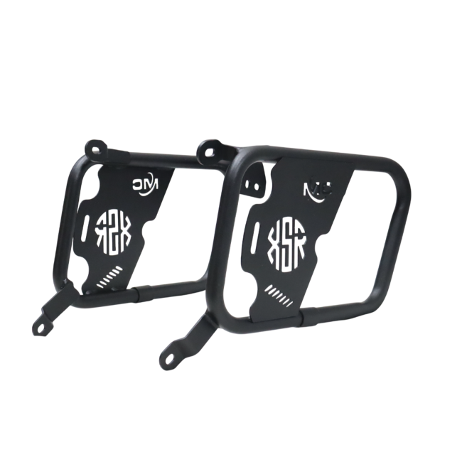 Motocare Saddle Stay with Plate for Yamaha XSR 155 | Heavy Duty Saddle Bag Support Bracket | Touring Luggage Stay