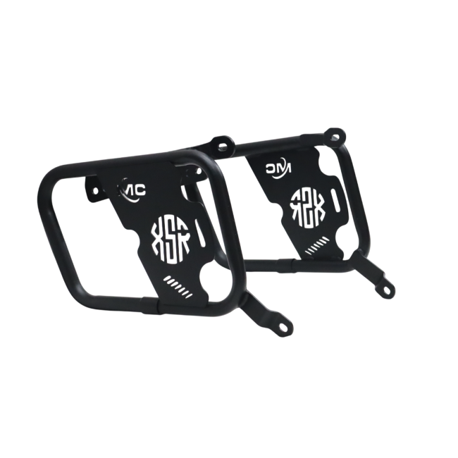 Motocare Saddle Stay with Plate for Yamaha XSR 155 | Heavy Duty Saddle Bag Support Bracket | Touring Luggage Stay