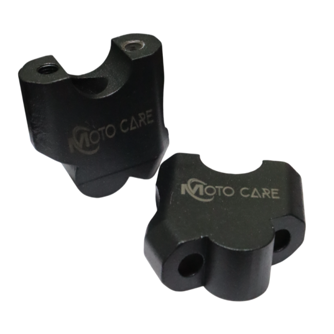 Motocare Handlebar Riser for Yamaha XSR 155 | CNC Aluminium Handle Bar Height Raiser | Comfort Touring Handlebar Mount
