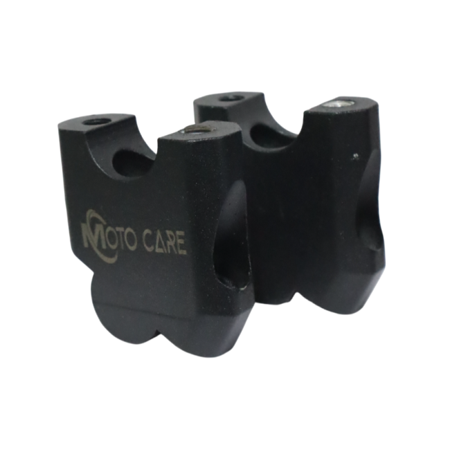 Motocare Handlebar Riser for Yamaha XSR 155 | CNC Aluminium Handle Bar Height Raiser | Comfort Touring Handlebar Mount