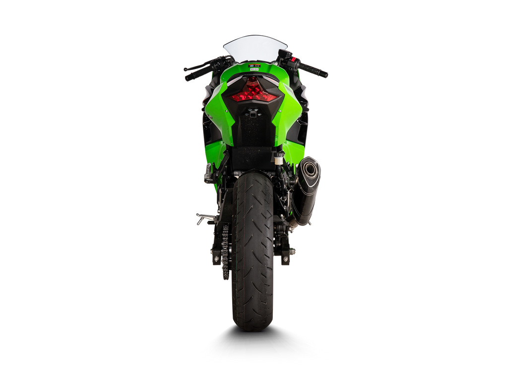 AKRAPOVIC KAWASAKI NINJA 400 Kawasaki Z400 2023 Slip On Line (Carbon) (S-K4SO6-APC)