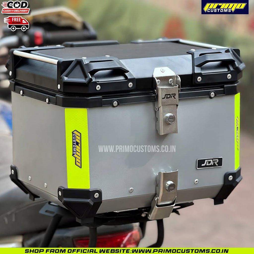 JDR 45 LITRES ALUMINIUM TOP BOX