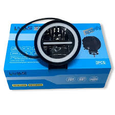 LIU HJG Original 70W MINUS LIGHT Dual Color Blue/White LED Fog Lights With For Bikes, Cars, Jeeps