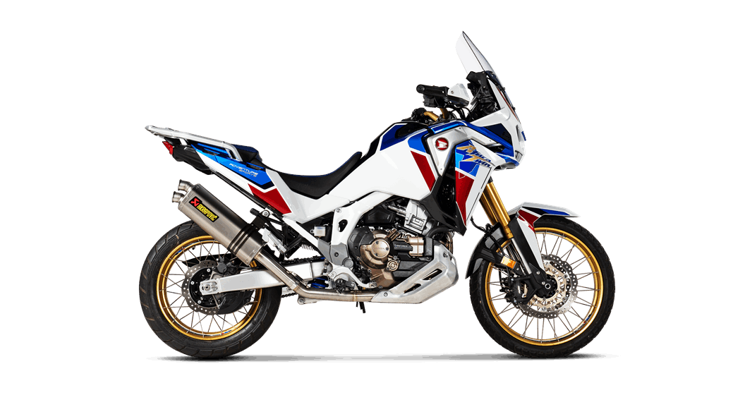 AKRAPOVIC HONDA CRF1100L AFRICA TWIN ADVENTURE SPORTS 2020 Racing Line (Titanium) - for Adventure Sports (S-H11R2-WT/2)