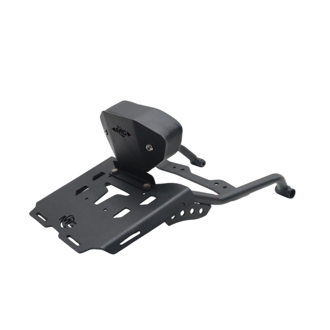 MotoCare Backrest Carrier with Luggage Rack for TVS Ronin 2024–2025 | Comfortable Pillion Support & Heavy-Duty Rear Carrier