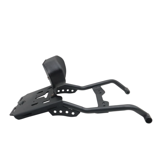 MotoCare Backrest Carrier with Luggage Rack for TVS Ronin 2024–2025 | Comfortable Pillion Support & Heavy-Duty Rear Carrier