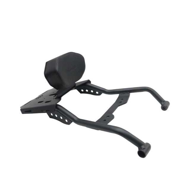 MotoCare Backrest Carrier with Luggage Rack for TVS Ronin 2024–2025 | Comfortable Pillion Support & Heavy-Duty Rear Carrier