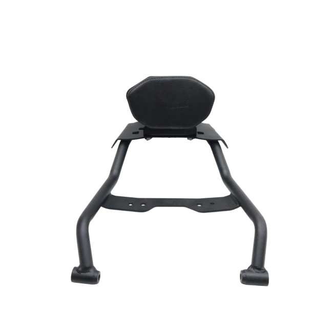 MotoCare Backrest Carrier with Luggage Rack for TVS Ronin 2024–2025 | Comfortable Pillion Support & Heavy-Duty Rear Carrier