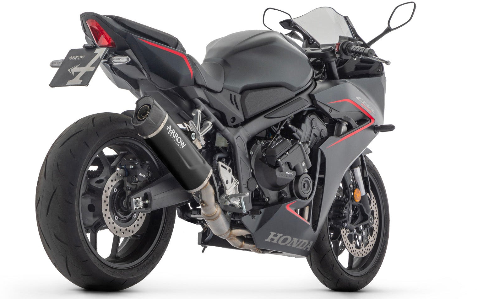 ARROW Honda CBR650R CB650R (2025) Full System Titanium Pro Race Silencer with Stainless Steel Collectors (71069PR)