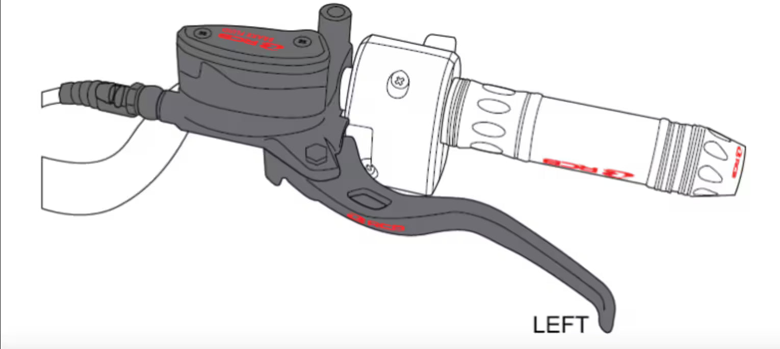 RCB E2 SERIES MASTER BRAKE PUMP LH 14MM 01BP004B