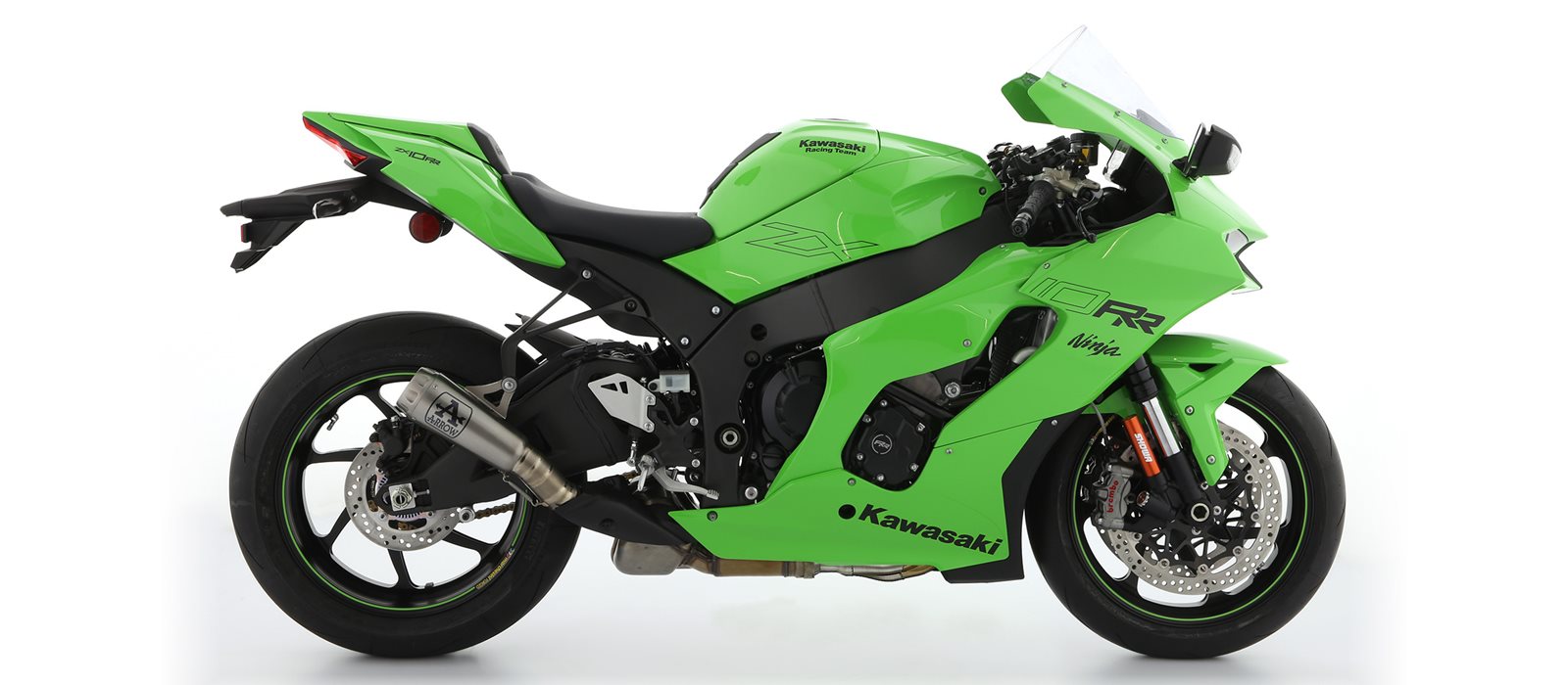 ARROW Kawasaki ZX 10R / RR 2021 Slip On Nichrom Pro Race Exhaust (71928PRI)