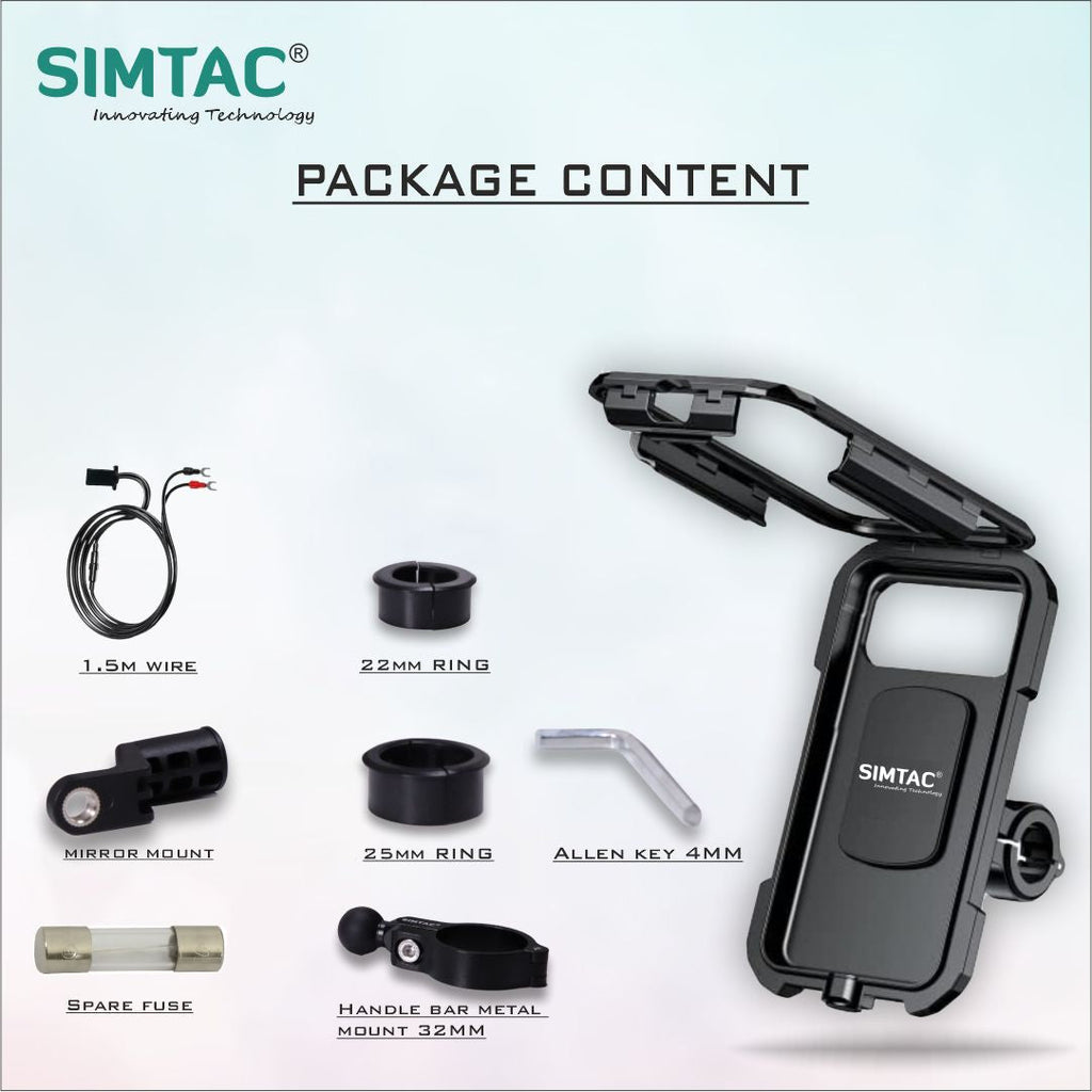 SIMTAC WIRELESS CHARGING MOBILE HOLDER