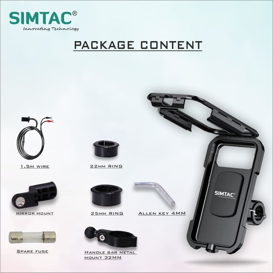 SIMTAC WIRELESS CHARGING MOBILE HOLDER