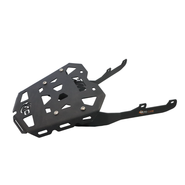 MotoCare CNC Carrier Plate for KTM Duke 250/390 BS6 | Heavy Duty Luggage Rack Mount Bracket