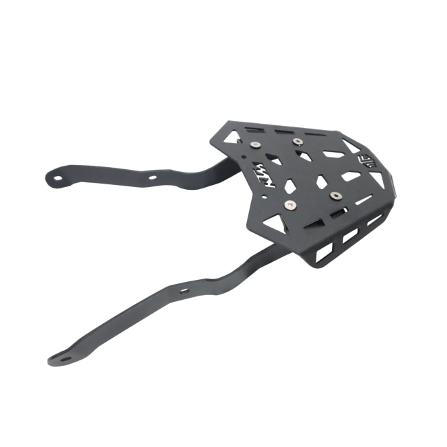 Motocare CNC Rear Carrier with Plate for KTM Duke 250/390 Gen 3 | Heavy Duty Luggage Rack & Mounting Plate