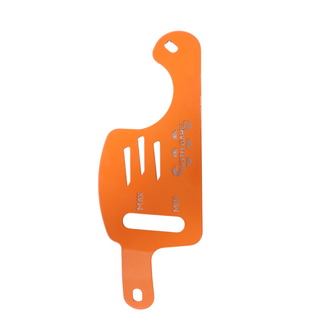 Motocare Coolant Oil Guard Orange for KTM Duke 250/390 Gen 3 | Oil Cooler Protector Grill