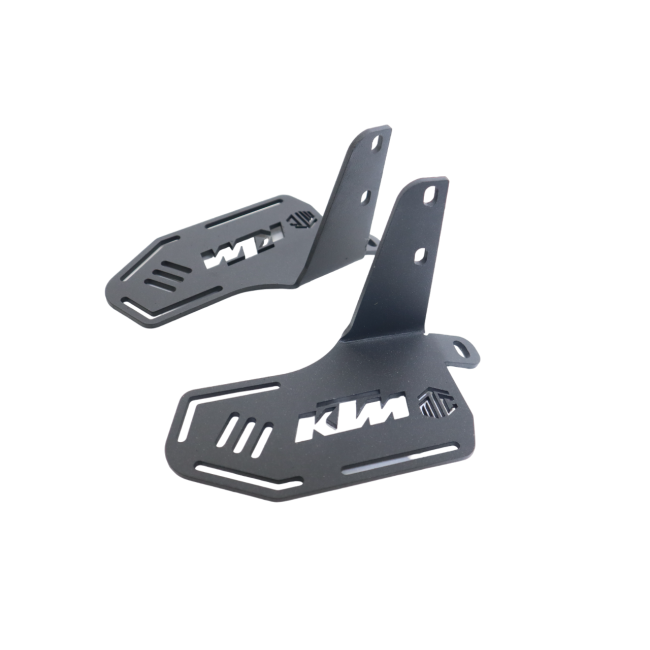 Motocare Footrest for KTM Duke 250/390 Gen 3 | CNC Rider Foot Pegs with Anti-Slip Grip