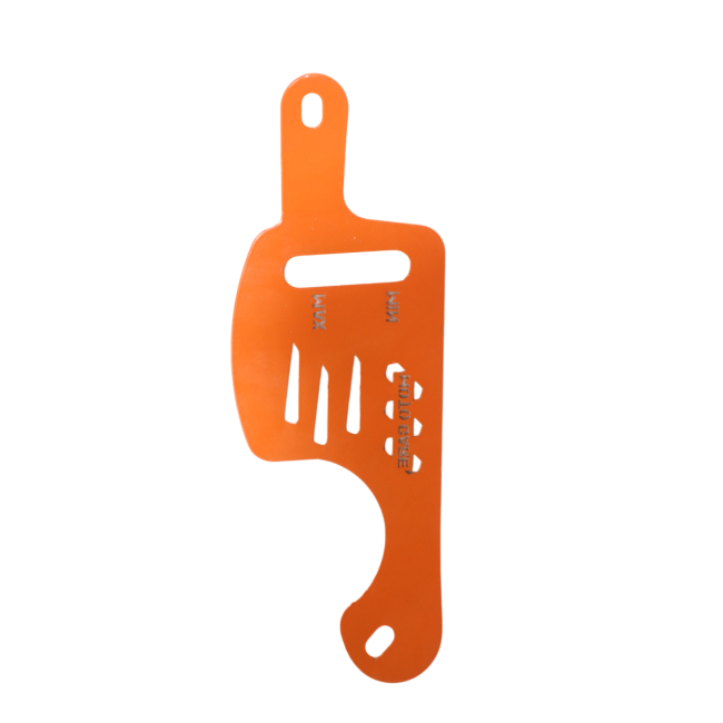 Motocare Coolant Oil Guard Orange for KTM Duke 250/390 Gen 3 | Oil Cooler Protector Grill