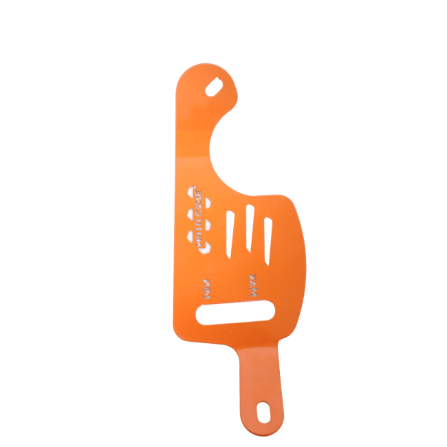 Motocare Coolant Oil Guard Orange for KTM Duke 250/390 Gen 3 | Oil Cooler Protector Grill