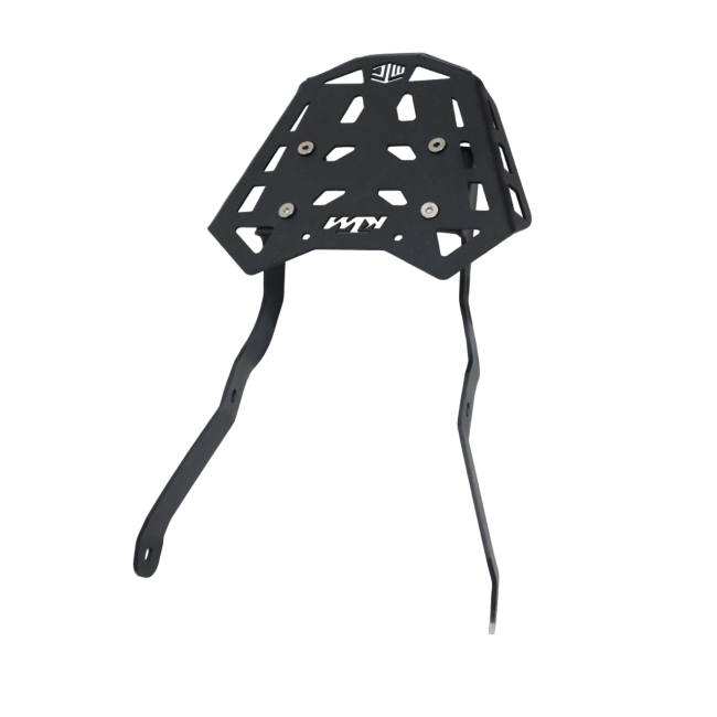 Motocare CNC Rear Carrier with Plate for KTM Duke 250/390 Gen 3 | Heavy Duty Luggage Rack & Mounting Plate