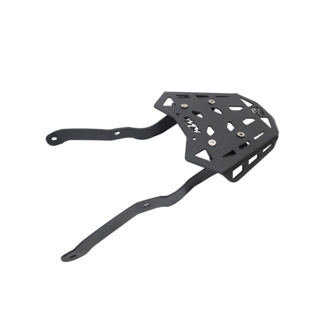 Motocare CNC Rear Carrier with Plate for KTM Duke 250/390 Gen 3 | Heavy Duty Luggage Rack & Mounting Plate