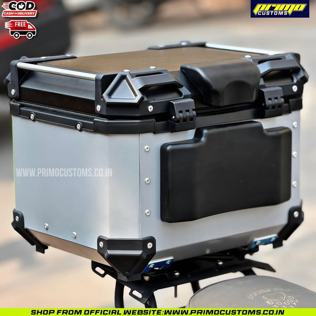 JDR 45 LITRES ALUMINIUM TOP BOX