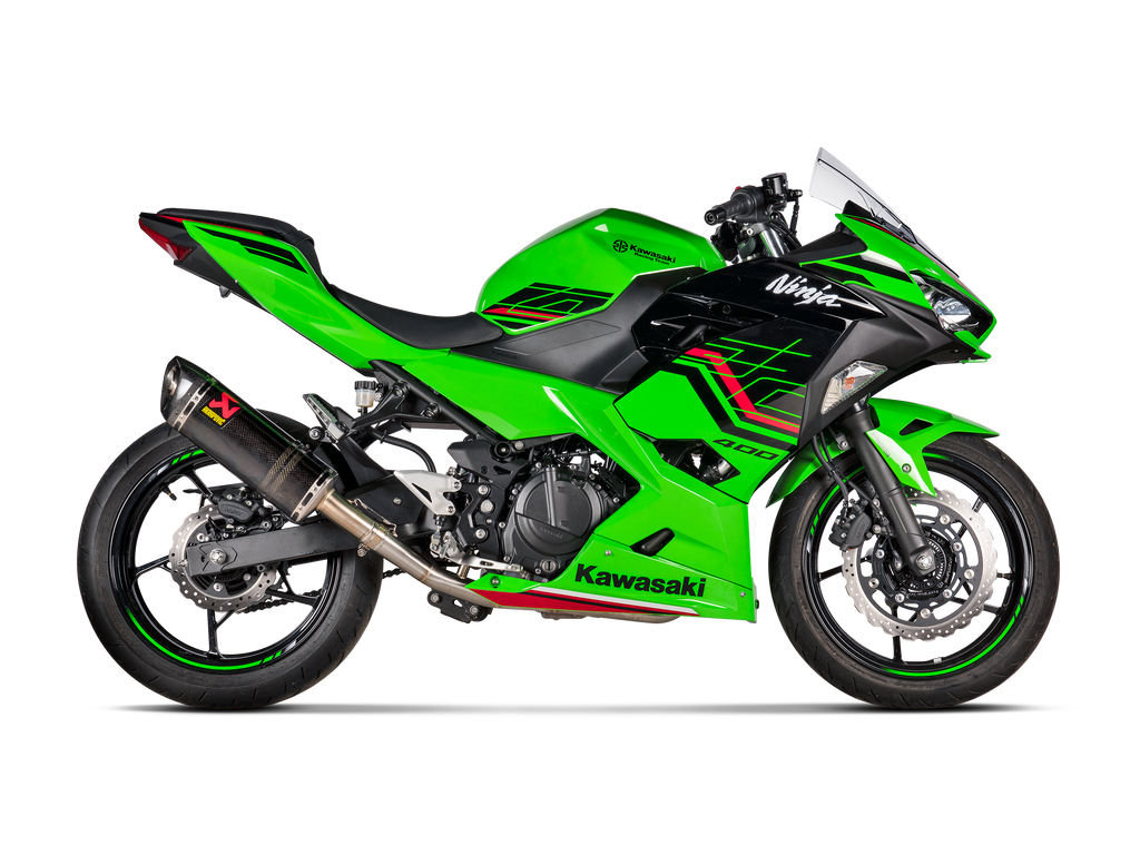 AKRAPOVIC KAWASAKI NINJA 400 Kawasaki Z400 2023 Slip On Line (Carbon) (S-K4SO6-APC)