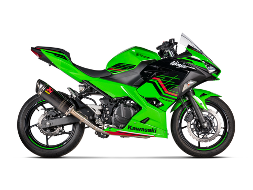 AKRAPOVIC KAWASAKI NINJA 400 Kawasaki Z400 2023 Slip On Line (Carbon) (S-K4SO6-APC)