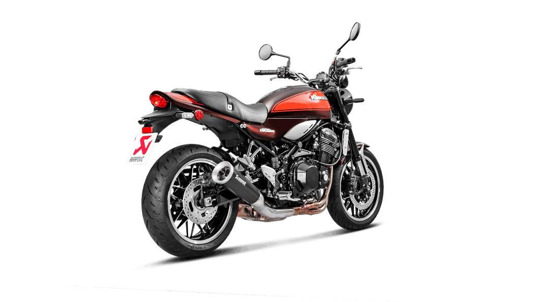 AKRAPOVIC KAWASAKI Z900 RS / CAFE 2019 Slip-On Line (Titanium) (S-K9SO5-HBAVTBL)