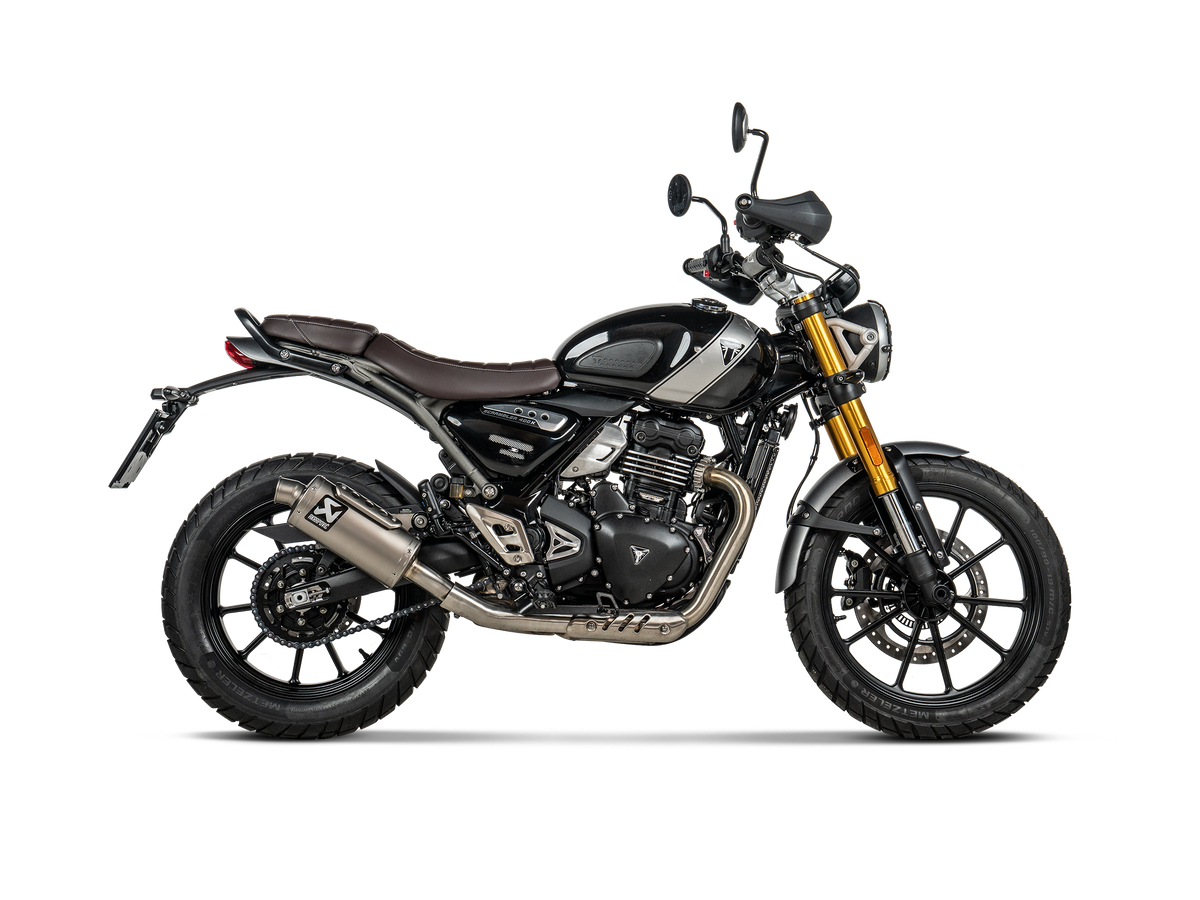 AKRAPOVIC Triumph Scrambler 400X Slip On (Titanium) (S-T4SO1-HDT)