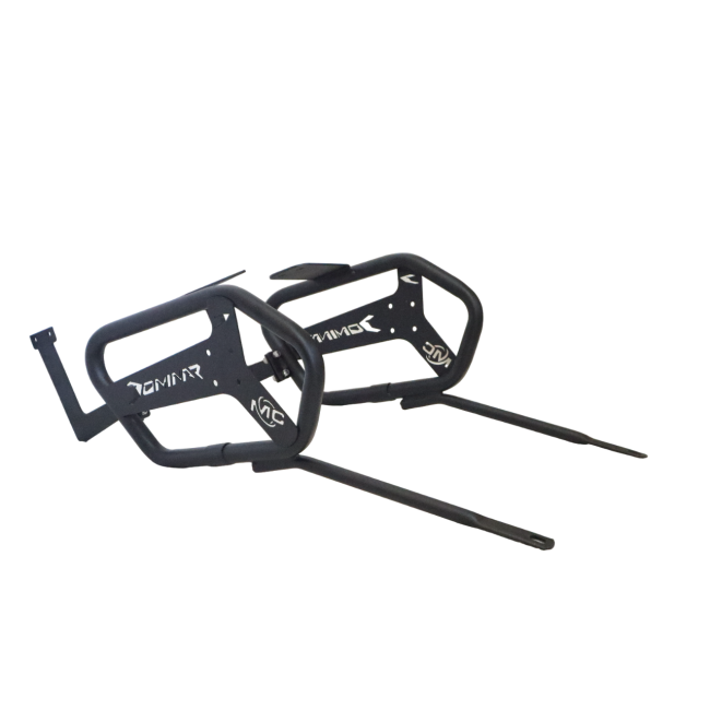 MotoCare Type 2 Saddle Stay with Plate for Bajaj Dominar 250/400 | Heavy Duty Luggage Carrier Rack