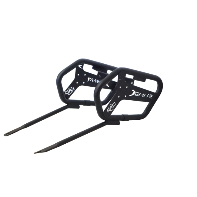 MotoCare Type 1 Saddle Stay with Plate for Bajaj Dominar 250/400 | Heavy Duty Luggage Carrier Rack
