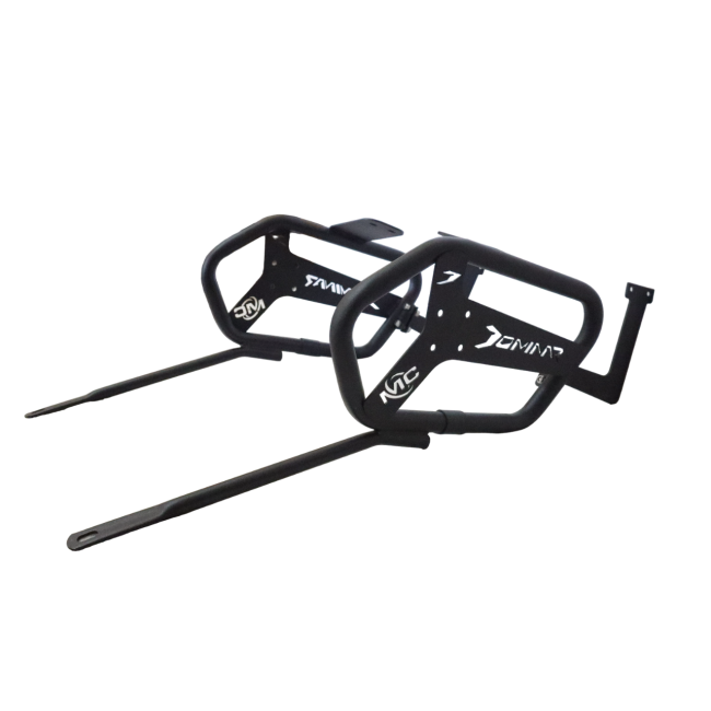 MotoCare Type 2 Saddle Stay with Plate for Bajaj Dominar 250/400 | Heavy Duty Luggage Carrier Rack