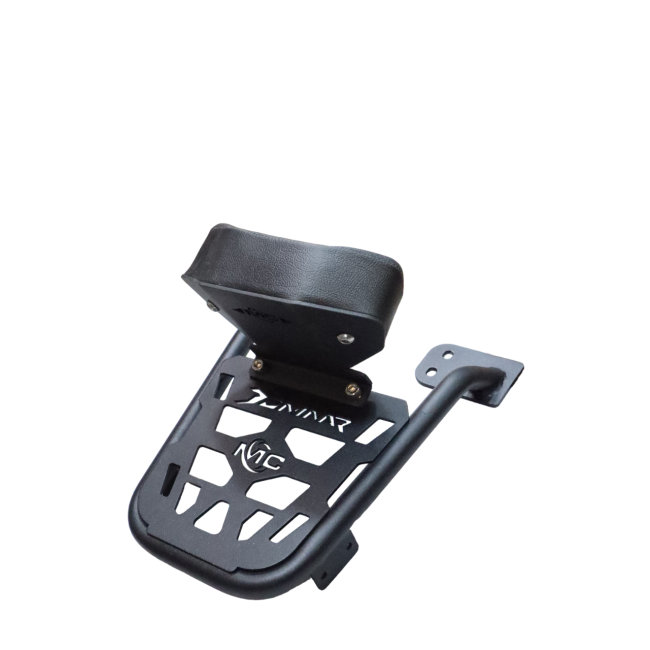 Motocare Dominar 400 Plate Carrier with Backrest for Bajaj Dominar 250/400 – Heavy Duty Rear Luggage Rack with Pillion Comfort Support