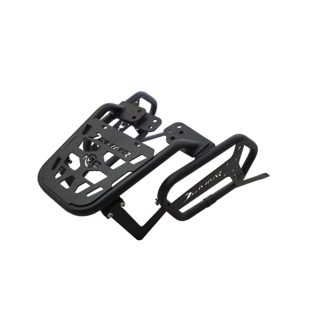 MotoCare Saddle Stay with Plate Carrier for Bajaj Dominar 250/400 | Heavy Duty Luggage Rack & Saddle Support